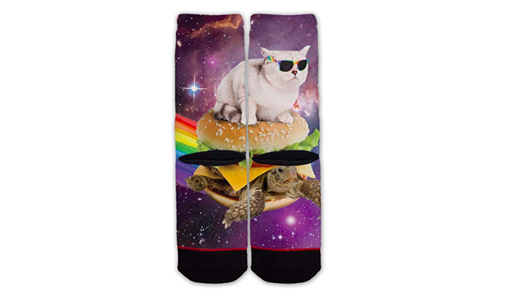 Space Cat Socken