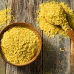 Raw Yellow Organic Nutritional Yeast in a Bowl