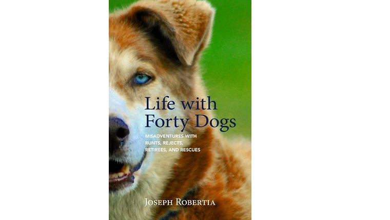 Buchcover Leben mit vierzig Hunden