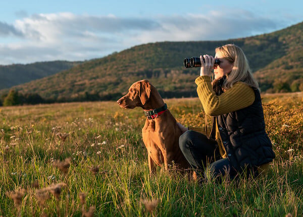 Eine Frau aus Maine gehört zu den besten Hundeführern für Vögel in den USA