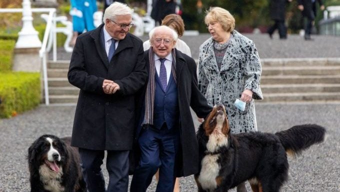 Der Hund des irischen Präsidenten